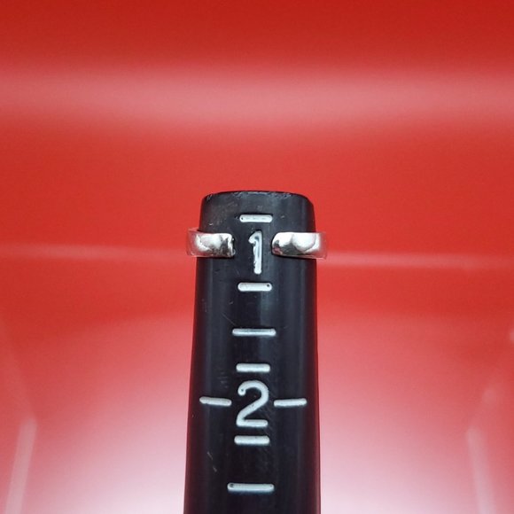 Size 1 925 Sterling Silver Cute Butterfly Toe Ring - Picture 5 of 7